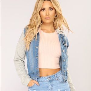Fashion Nova- Denim Jacket Medium Wash
